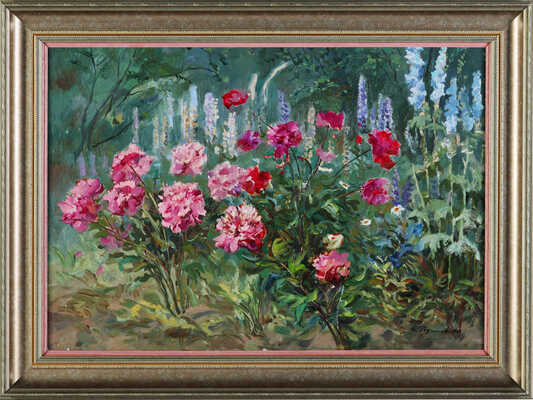 Радимов Павел Александрович. Абрамцево. Пионы